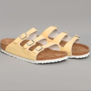 VEGAN FLORIDA YELLOW BIRKENSTOCKS